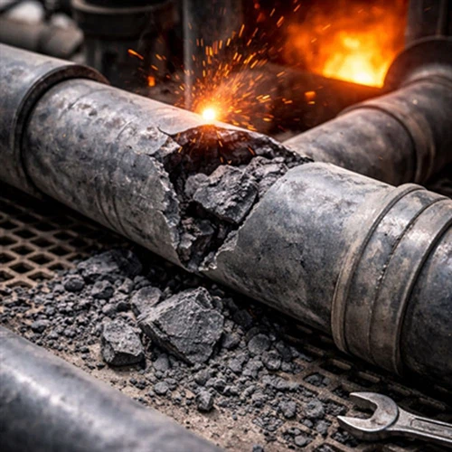 Fracture Issues in Silicon Carbide Conveying Pipelines Within Waste Incinerat...