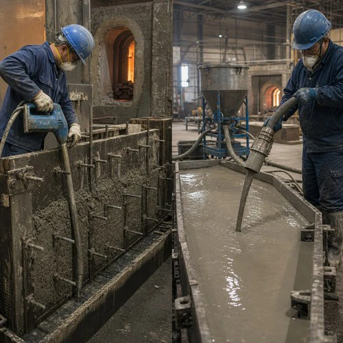 Which Refractory Castable Type Fits Your Zone: LCC Or Self-Flow?